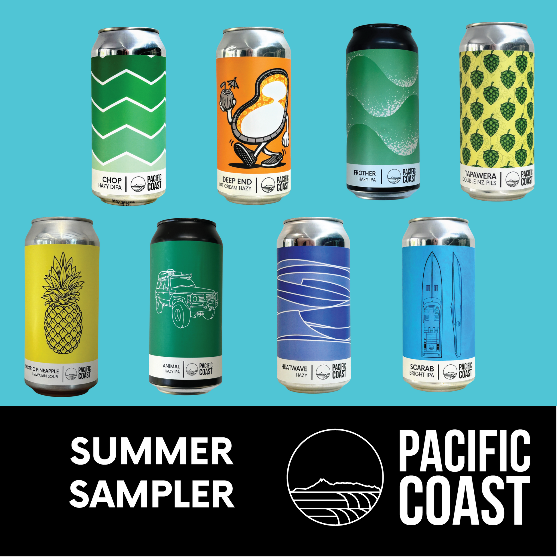 A Case of summery Beer from Pacific Coast Brewery