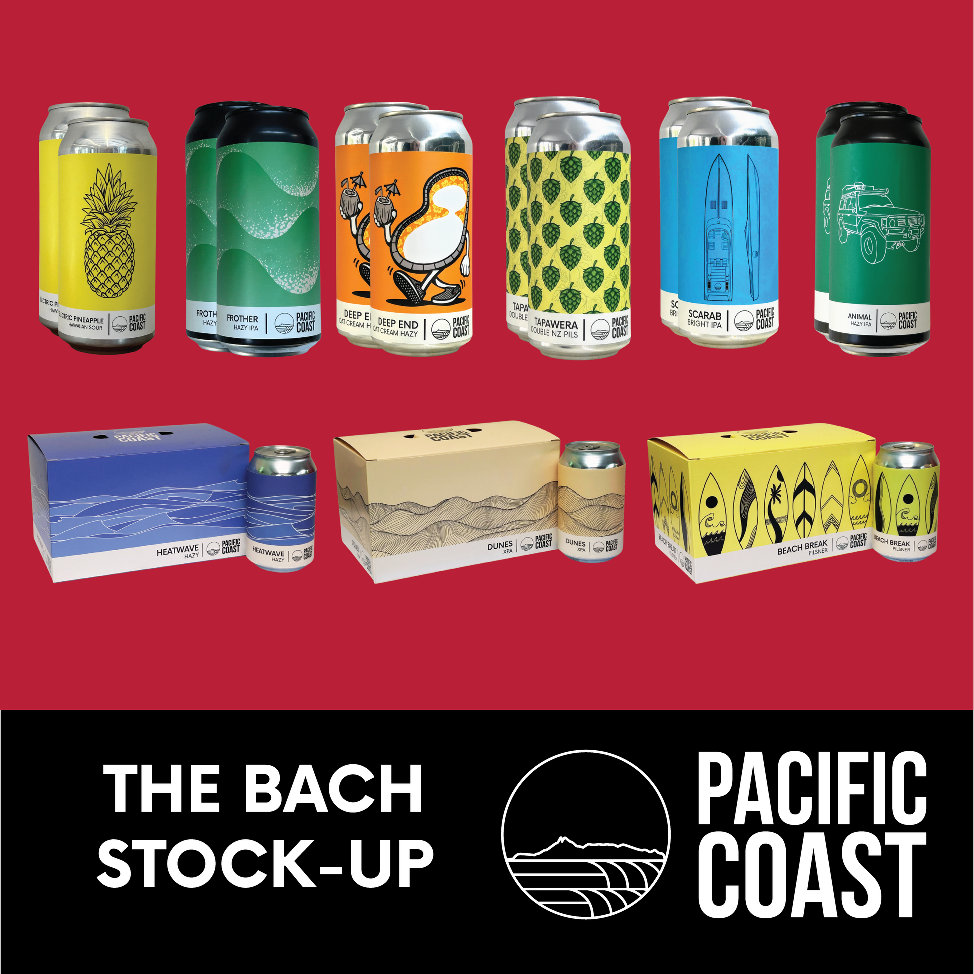 A bundle of Beer from Pacific Coast Brewery